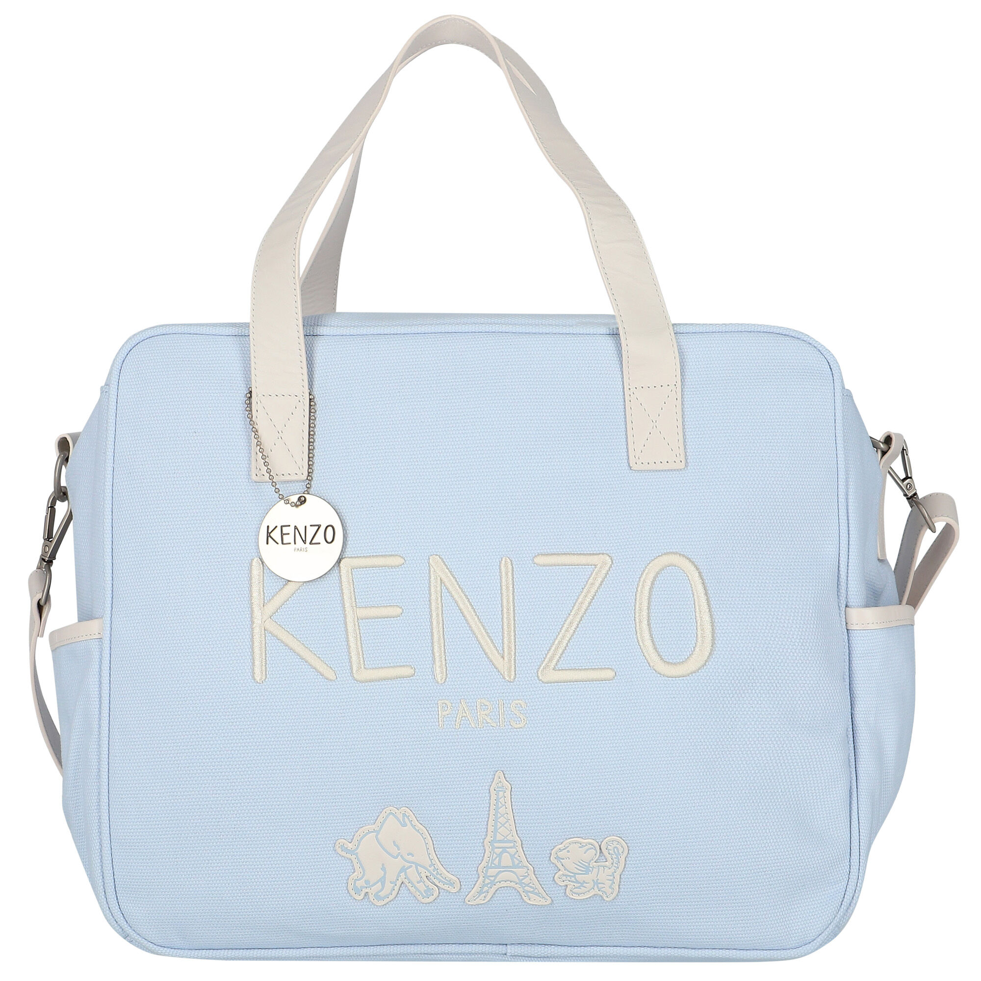 KENZO KIDS Baby Boys Blue Logo Changing Bag Junior Couture UAE